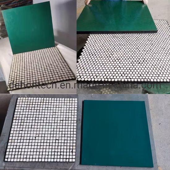 Rubber Ceramic Wear Liners Rubber Backed Ceramic Panel