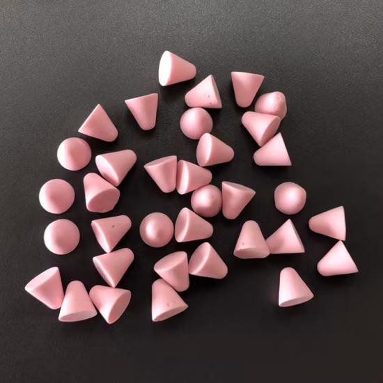 Mezzi di levigatura, lucidatura e finitura della concorrenza realizzati in plastica ceramica