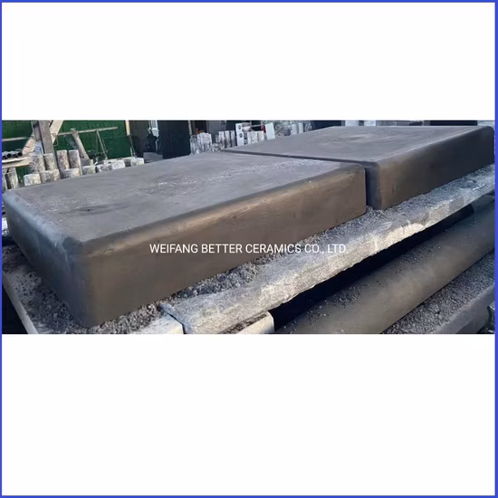 Crogiolo di ricristallizzazione in carburo di silicio ad alta durezza Capsula Sisic per l'industria dei semiconduttori