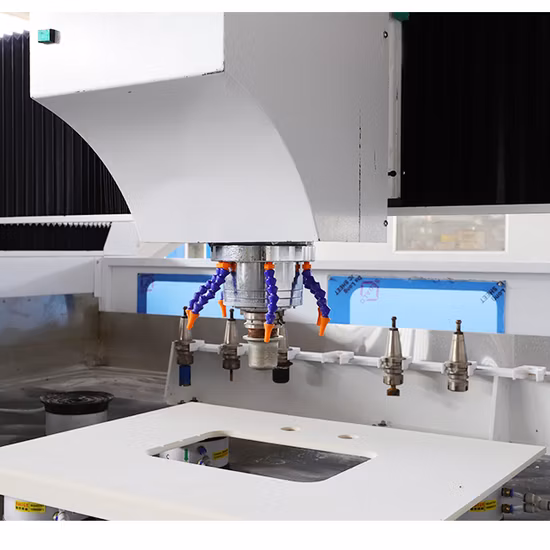 Sega a ponte per piano di lavoro a 5 assi Prezzi a getto d'acqua Sega a ponte in porcellana 6mm - 20mm 3500x2000mm