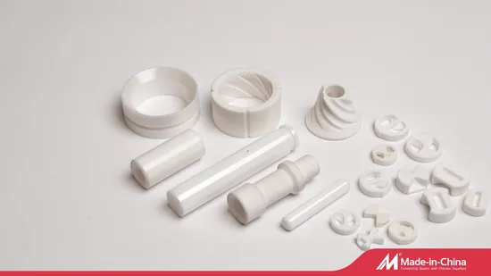 Produzione su misura di pezzi in ceramica con struttura in ossido di zirconio per l'industria
