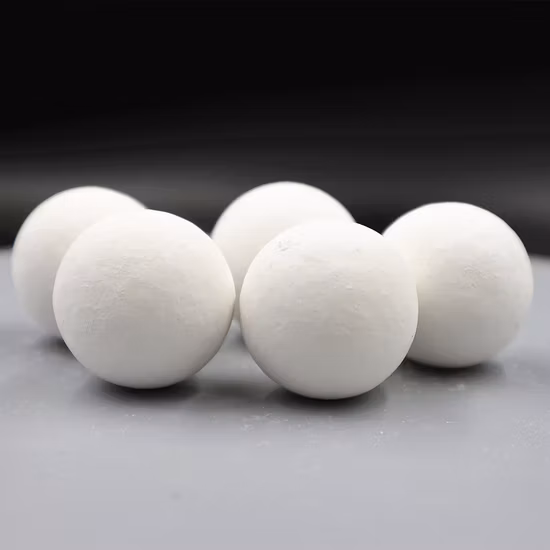 Sfera di imballaggio a torre in ceramica, sfera in ceramica a basso contenuto di allumina